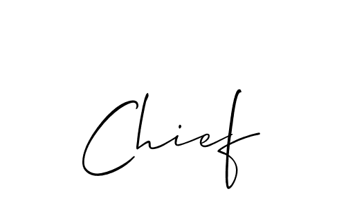 The best way (Allison_Script) to make a short signature is to pick only two or three words in your name. The name Chief include a total of six letters. For converting this name. Chief signature style 2 images and pictures png