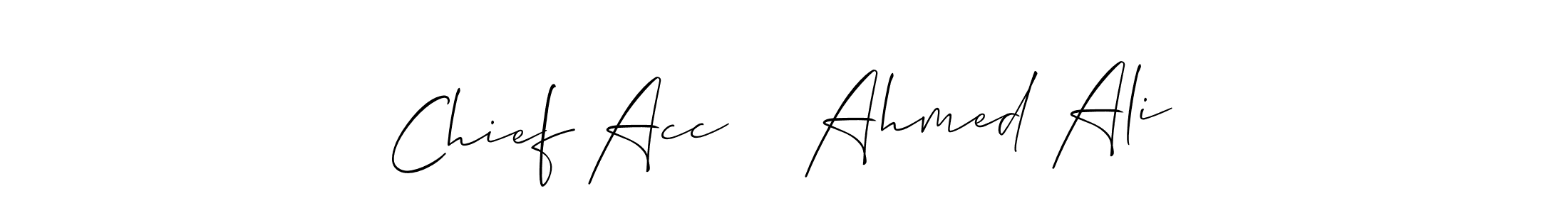 Check out images of Autograph of Chief Acc    Ahmed Ali name. Actor Chief Acc    Ahmed Ali Signature Style. Allison_Script is a professional sign style online. Chief Acc    Ahmed Ali signature style 2 images and pictures png