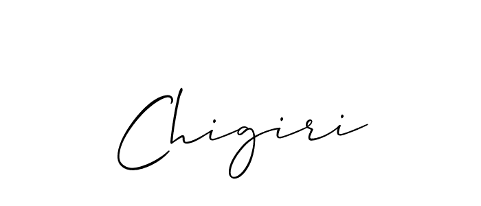 Also we have Chigiri name is the best signature style. Create professional handwritten signature collection using Allison_Script autograph style. Chigiri signature style 2 images and pictures png