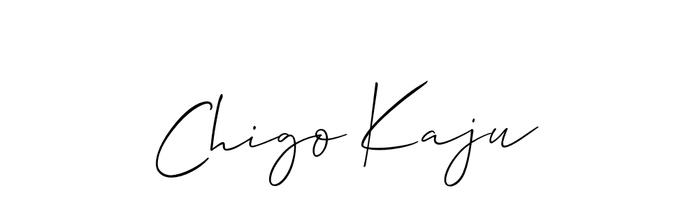 How to Draw Chigo Kaju signature style? Allison_Script is a latest design signature styles for name Chigo Kaju. Chigo Kaju signature style 2 images and pictures png