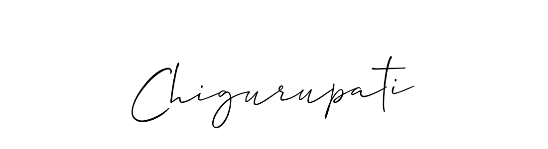 How to Draw Chigurupati signature style? Allison_Script is a latest design signature styles for name Chigurupati. Chigurupati signature style 2 images and pictures png