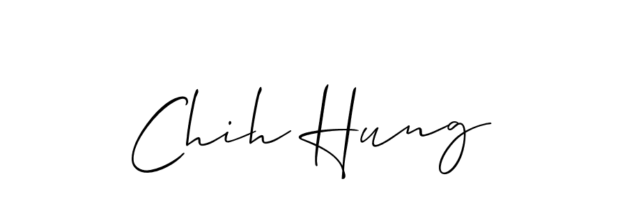 You should practise on your own different ways (Allison_Script) to write your name (Chih Hung) in signature. don't let someone else do it for you. Chih Hung signature style 2 images and pictures png
