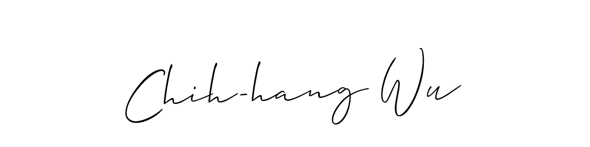 How to make Chih-hang Wu signature? Allison_Script is a professional autograph style. Create handwritten signature for Chih-hang Wu name. Chih-hang Wu signature style 2 images and pictures png