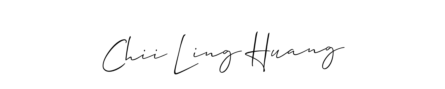 Check out images of Autograph of Chii Ling Huang name. Actor Chii Ling Huang Signature Style. Allison_Script is a professional sign style online. Chii Ling Huang signature style 2 images and pictures png