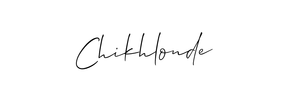 Also You can easily find your signature by using the search form. We will create Chikhlonde name handwritten signature images for you free of cost using Allison_Script sign style. Chikhlonde signature style 2 images and pictures png