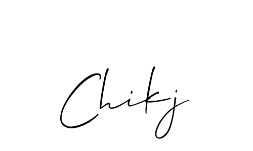 Similarly Allison_Script is the best handwritten signature design. Signature creator online .You can use it as an online autograph creator for name Chikj. Chikj signature style 2 images and pictures png