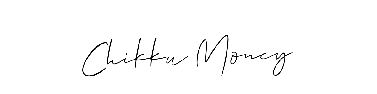 Best and Professional Signature Style for Chikku Moncy. Allison_Script Best Signature Style Collection. Chikku Moncy signature style 2 images and pictures png