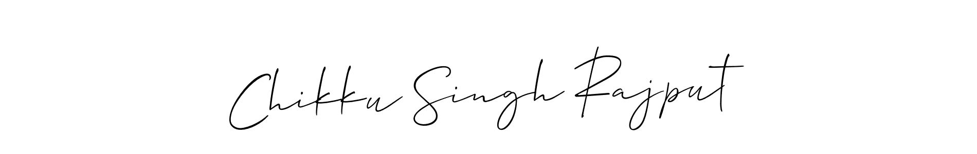 Make a short Chikku Singh Rajput signature style. Manage your documents anywhere anytime using Allison_Script. Create and add eSignatures, submit forms, share and send files easily. Chikku Singh Rajput signature style 2 images and pictures png