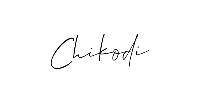 The best way (Allison_Script) to make a short signature is to pick only two or three words in your name. The name Chikodi include a total of six letters. For converting this name. Chikodi signature style 2 images and pictures png