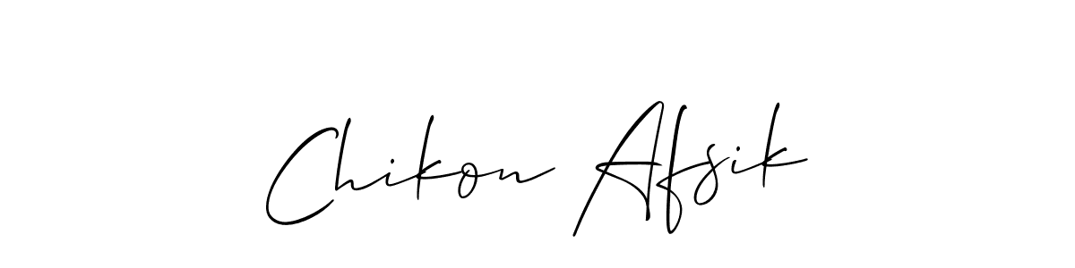 Here are the top 10 professional signature styles for the name Chikon Afsik. These are the best autograph styles you can use for your name. Chikon Afsik signature style 2 images and pictures png