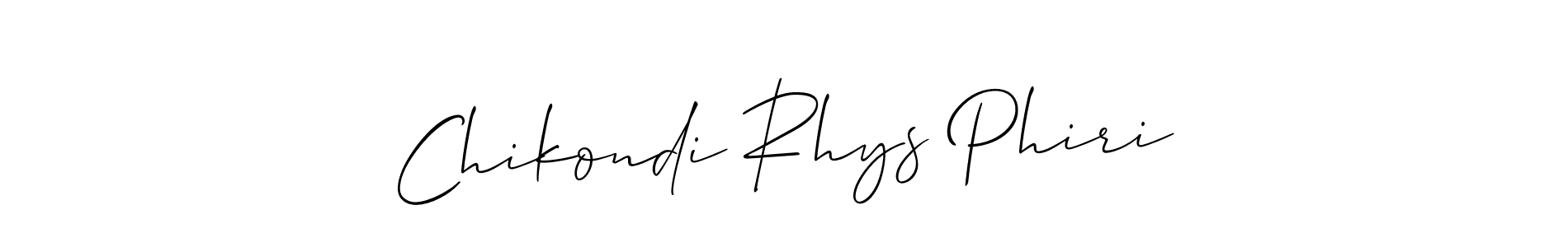 Once you've used our free online signature maker to create your best signature Allison_Script style, it's time to enjoy all of the benefits that Chikondi Rhys Phiri name signing documents. Chikondi Rhys Phiri signature style 2 images and pictures png