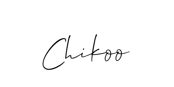 It looks lik you need a new signature style for name Chikoo. Design unique handwritten (Allison_Script) signature with our free signature maker in just a few clicks. Chikoo signature style 2 images and pictures png