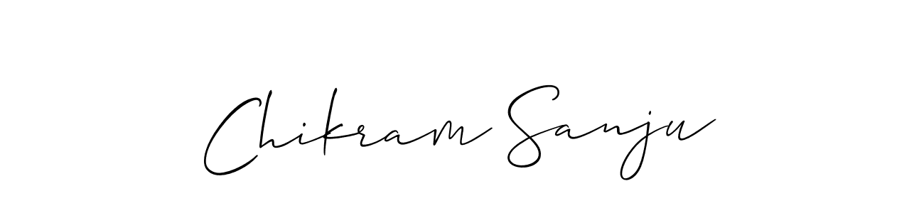 Make a beautiful signature design for name Chikram Sanju. Use this online signature maker to create a handwritten signature for free. Chikram Sanju signature style 2 images and pictures png
