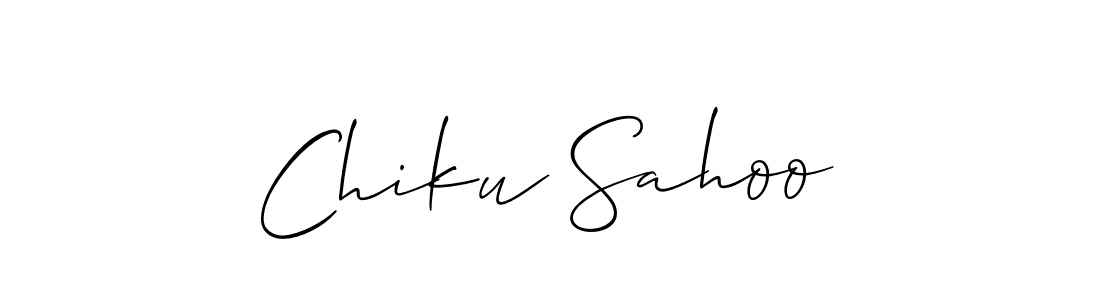 Best and Professional Signature Style for Chiku Sahoo. Allison_Script Best Signature Style Collection. Chiku Sahoo signature style 2 images and pictures png