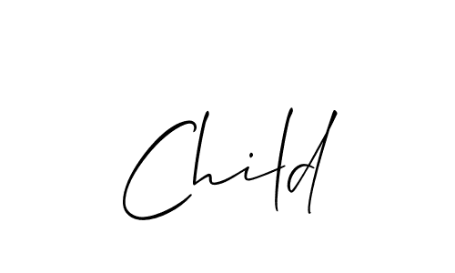 How to make Child signature? Allison_Script is a professional autograph style. Create handwritten signature for Child name. Child signature style 2 images and pictures png