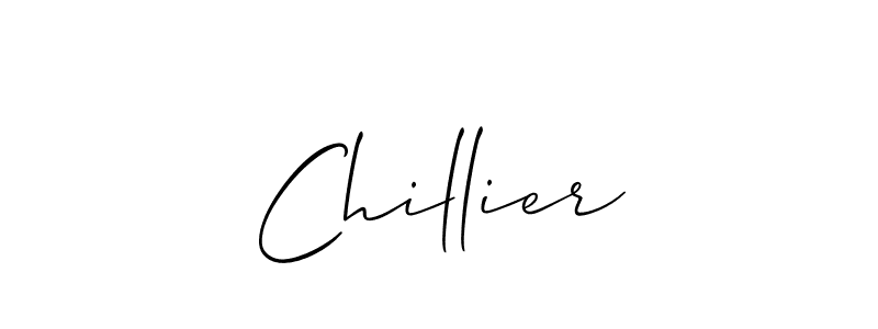 How to Draw Chillier signature style? Allison_Script is a latest design signature styles for name Chillier. Chillier signature style 2 images and pictures png