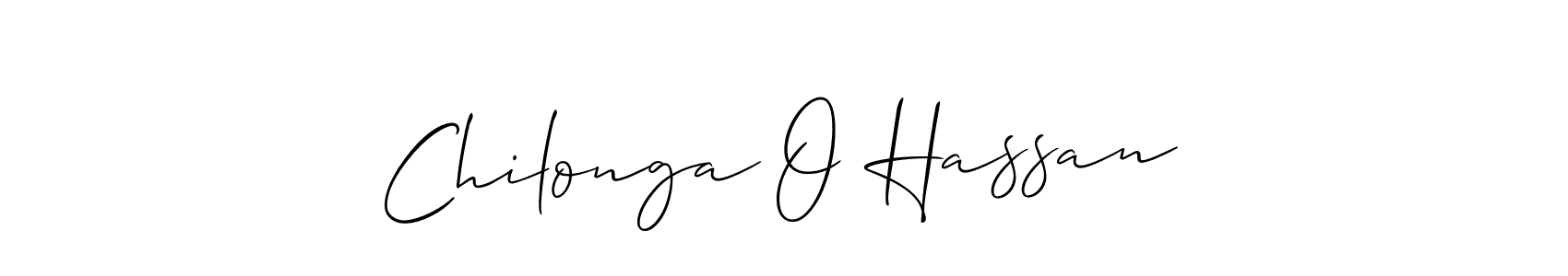 You can use this online signature creator to create a handwritten signature for the name Chilonga O Hassan. This is the best online autograph maker. Chilonga O Hassan signature style 2 images and pictures png