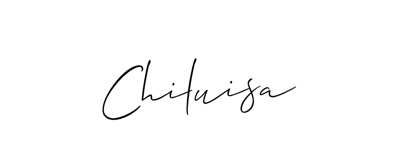 Once you've used our free online signature maker to create your best signature Allison_Script style, it's time to enjoy all of the benefits that Chiluisa name signing documents. Chiluisa signature style 2 images and pictures png