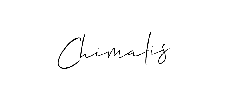 if you are searching for the best signature style for your name Chimalis. so please give up your signature search. here we have designed multiple signature styles  using Allison_Script. Chimalis signature style 2 images and pictures png