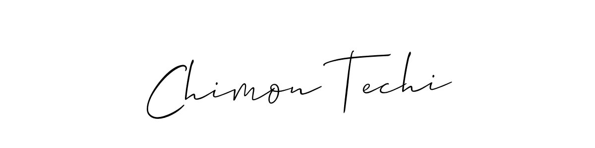 Once you've used our free online signature maker to create your best signature Allison_Script style, it's time to enjoy all of the benefits that Chimon Techi name signing documents. Chimon Techi signature style 2 images and pictures png