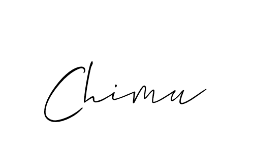 It looks lik you need a new signature style for name Chimu. Design unique handwritten (Allison_Script) signature with our free signature maker in just a few clicks. Chimu signature style 2 images and pictures png