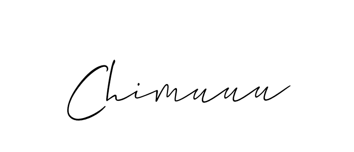Also You can easily find your signature by using the search form. We will create Chimuuu name handwritten signature images for you free of cost using Allison_Script sign style. Chimuuu signature style 2 images and pictures png