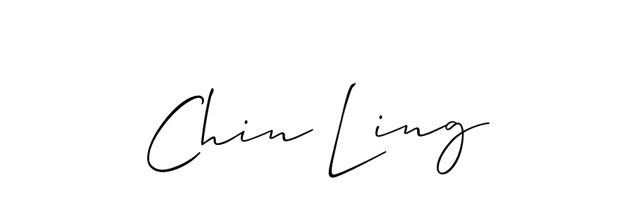 Similarly Allison_Script is the best handwritten signature design. Signature creator online .You can use it as an online autograph creator for name Chin Ling. Chin Ling signature style 2 images and pictures png