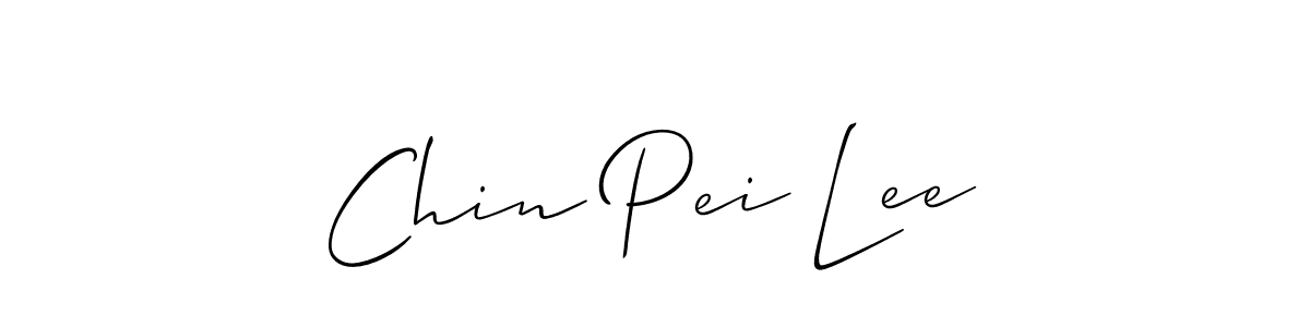 Also we have Chin Pei Lee name is the best signature style. Create professional handwritten signature collection using Allison_Script autograph style. Chin Pei Lee signature style 2 images and pictures png