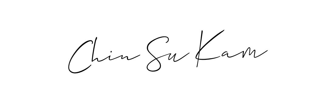 Similarly Allison_Script is the best handwritten signature design. Signature creator online .You can use it as an online autograph creator for name Chin Su Kam. Chin Su Kam signature style 2 images and pictures png