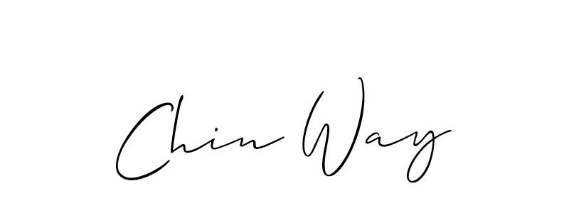 Allison_Script is a professional signature style that is perfect for those who want to add a touch of class to their signature. It is also a great choice for those who want to make their signature more unique. Get Chin Way name to fancy signature for free. Chin Way signature style 2 images and pictures png