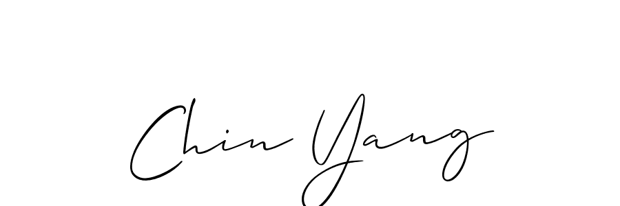 How to make Chin Yang name signature. Use Allison_Script style for creating short signs online. This is the latest handwritten sign. Chin Yang signature style 2 images and pictures png