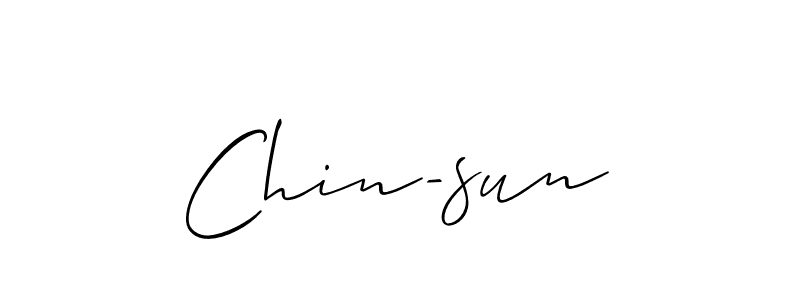 The best way (Allison_Script) to make a short signature is to pick only two or three words in your name. The name Chin-sun include a total of six letters. For converting this name. Chin-sun signature style 2 images and pictures png