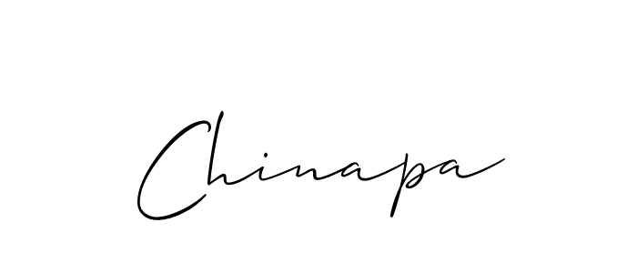 The best way (Allison_Script) to make a short signature is to pick only two or three words in your name. The name Chinapa include a total of six letters. For converting this name. Chinapa signature style 2 images and pictures png