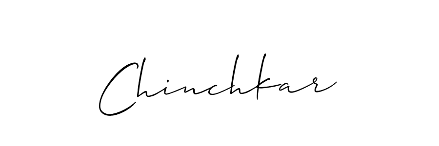 You should practise on your own different ways (Allison_Script) to write your name (Chinchkar) in signature. don't let someone else do it for you. Chinchkar signature style 2 images and pictures png