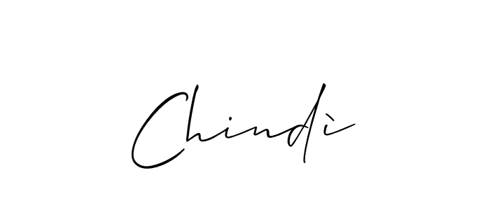 You can use this online signature creator to create a handwritten signature for the name Chindì. This is the best online autograph maker. Chindì signature style 2 images and pictures png
