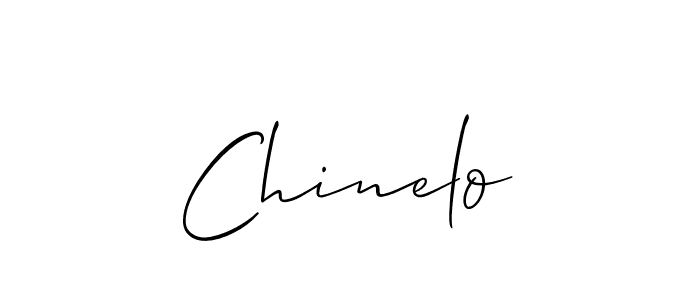 Best and Professional Signature Style for Chinelo. Allison_Script Best Signature Style Collection. Chinelo signature style 2 images and pictures png