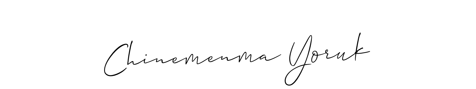 Chinemenma Yoruk stylish signature style. Best Handwritten Sign (Allison_Script) for my name. Handwritten Signature Collection Ideas for my name Chinemenma Yoruk. Chinemenma Yoruk signature style 2 images and pictures png