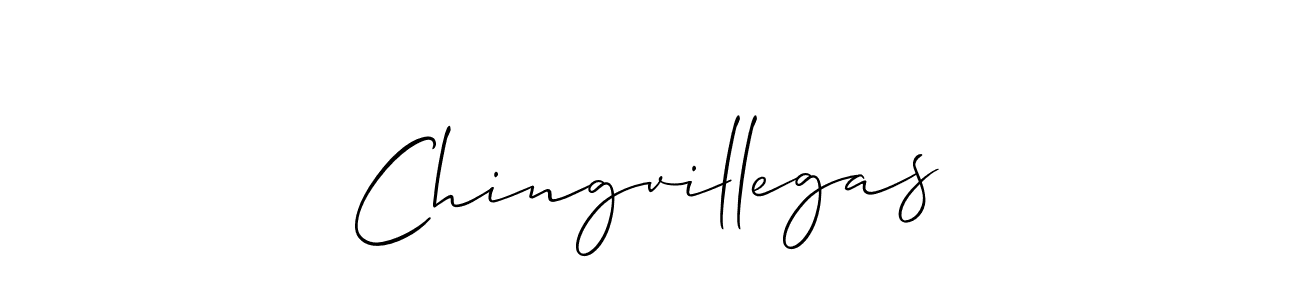 Allison_Script is a professional signature style that is perfect for those who want to add a touch of class to their signature. It is also a great choice for those who want to make their signature more unique. Get Chingvillegas name to fancy signature for free. Chingvillegas signature style 2 images and pictures png