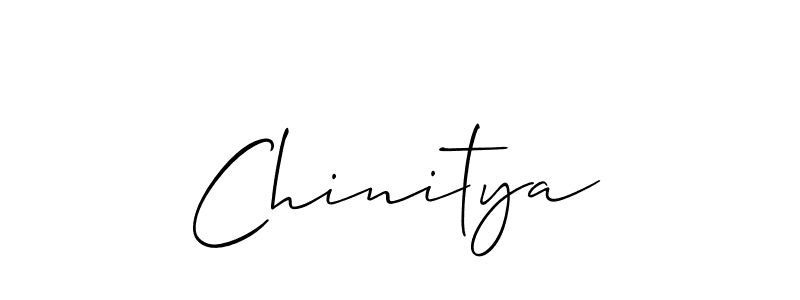 Make a beautiful signature design for name Chinitya. Use this online signature maker to create a handwritten signature for free. Chinitya signature style 2 images and pictures png