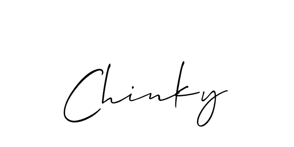 Also You can easily find your signature by using the search form. We will create Chinky name handwritten signature images for you free of cost using Allison_Script sign style. Chinky signature style 2 images and pictures png