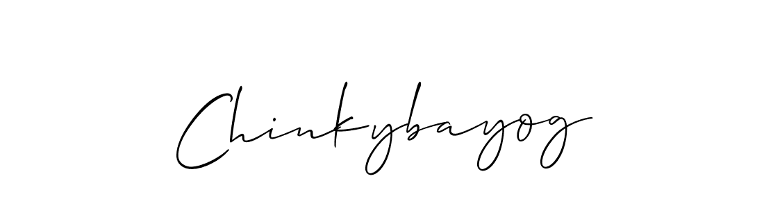 How to Draw Chinkybayog signature style? Allison_Script is a latest design signature styles for name Chinkybayog. Chinkybayog signature style 2 images and pictures png