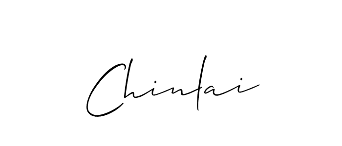 Chinlai stylish signature style. Best Handwritten Sign (Allison_Script) for my name. Handwritten Signature Collection Ideas for my name Chinlai. Chinlai signature style 2 images and pictures png