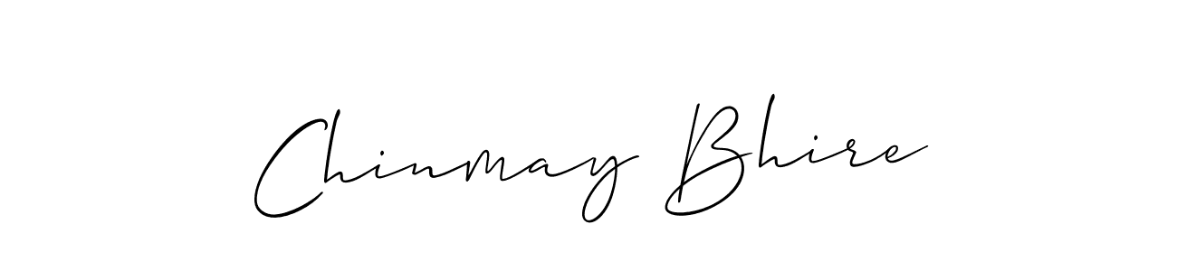 Also You can easily find your signature by using the search form. We will create Chinmay Bhire name handwritten signature images for you free of cost using Allison_Script sign style. Chinmay Bhire signature style 2 images and pictures png