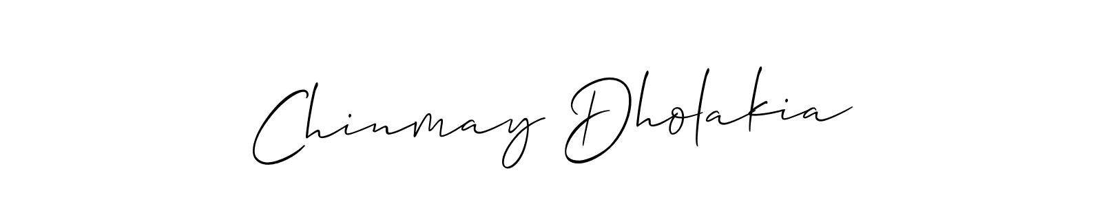 Make a beautiful signature design for name Chinmay Dholakia. Use this online signature maker to create a handwritten signature for free. Chinmay Dholakia signature style 2 images and pictures png