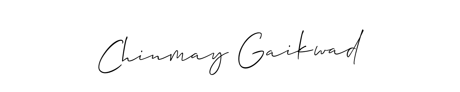 Make a short Chinmay Gaikwad signature style. Manage your documents anywhere anytime using Allison_Script. Create and add eSignatures, submit forms, share and send files easily. Chinmay Gaikwad signature style 2 images and pictures png