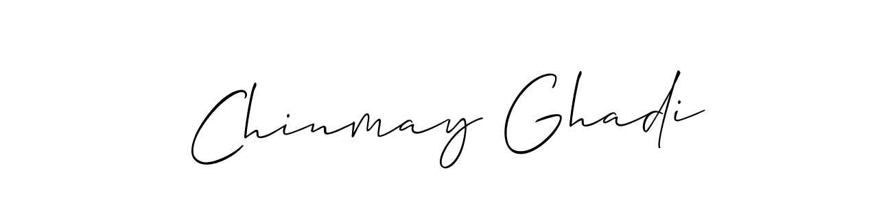 if you are searching for the best signature style for your name Chinmay Ghadi. so please give up your signature search. here we have designed multiple signature styles  using Allison_Script. Chinmay Ghadi signature style 2 images and pictures png