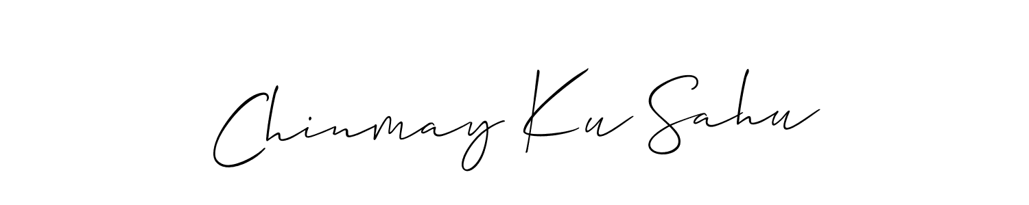 Design your own signature with our free online signature maker. With this signature software, you can create a handwritten (Allison_Script) signature for name Chinmay Ku Sahu. Chinmay Ku Sahu signature style 2 images and pictures png