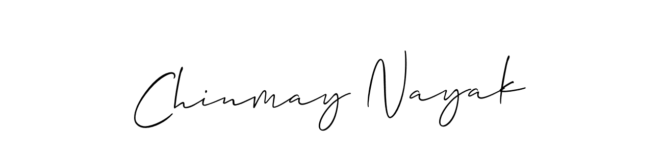 Make a beautiful signature design for name Chinmay Nayak. With this signature (Allison_Script) style, you can create a handwritten signature for free. Chinmay Nayak signature style 2 images and pictures png