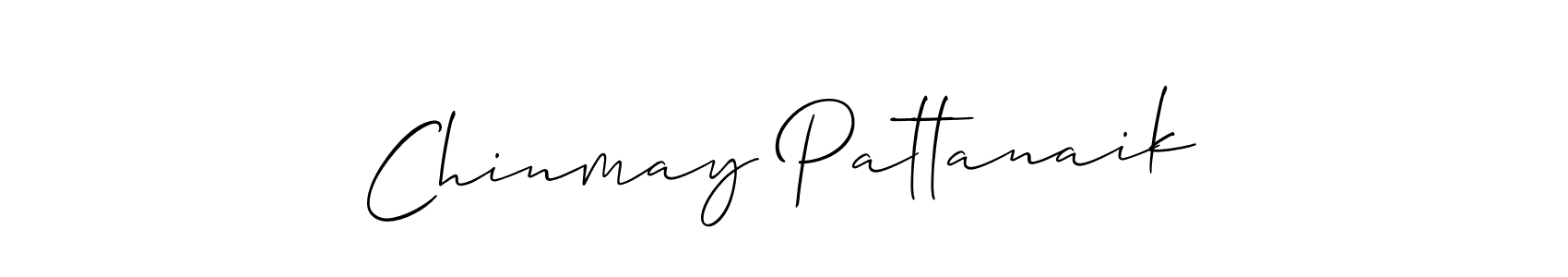 Allison_Script is a professional signature style that is perfect for those who want to add a touch of class to their signature. It is also a great choice for those who want to make their signature more unique. Get Chinmay Pattanaik name to fancy signature for free. Chinmay Pattanaik signature style 2 images and pictures png