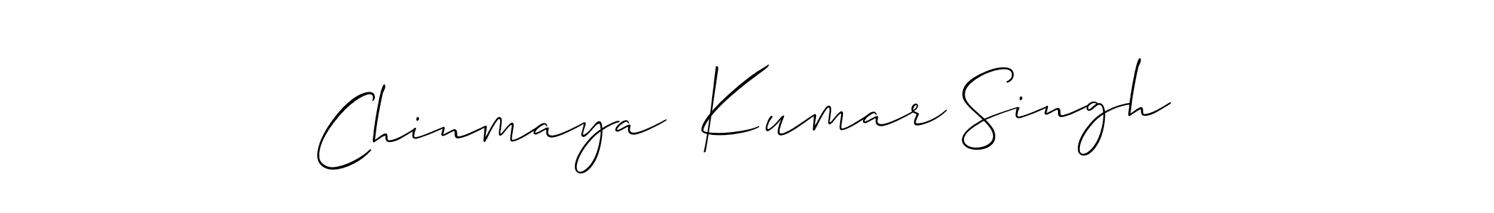 Chinmaya  Kumar Singh stylish signature style. Best Handwritten Sign (Allison_Script) for my name. Handwritten Signature Collection Ideas for my name Chinmaya  Kumar Singh. Chinmaya  Kumar Singh signature style 2 images and pictures png